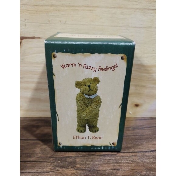 Boyds Bears Resin ETHAN T BEAR Resin 229005. Warm Hearted Bears Collection. - Picture 1 of 6